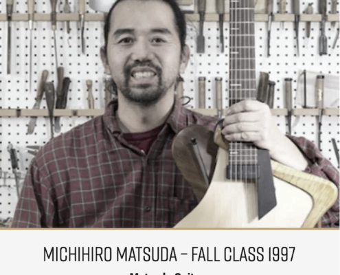 Roberto Venn Featured Alumni Michi Matsuda 495x400 Featured Alumni, Guitar Road Tech Class and Shop Life