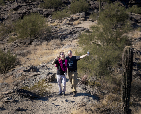 Roberto Venn Steven Davis photo Student hike 7 495x400 Fall 2021 Moving Forward